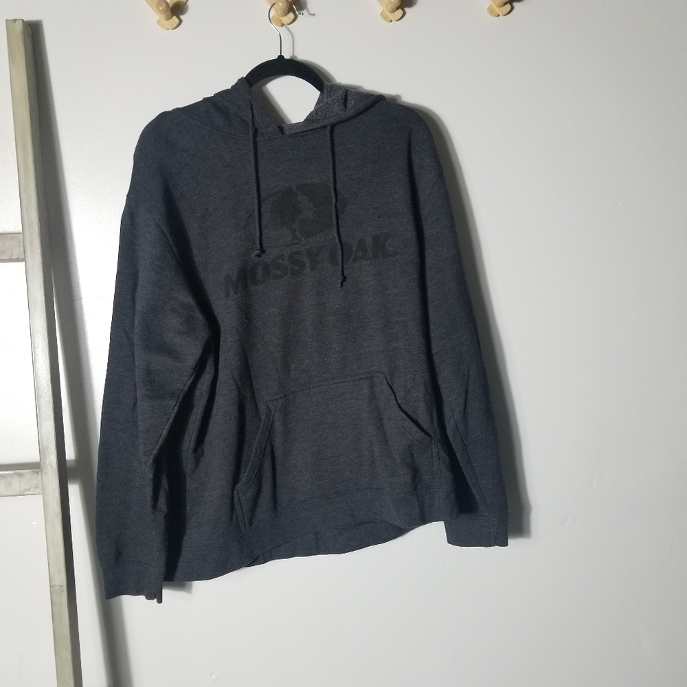 MOSSY OAK MEN'S GRAY HOODIE SIZE XL